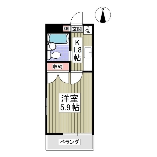 メゾン兵庫塚の間取り