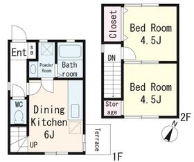カーサ　フェリーチェの間取り