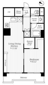 シャトレー代々木の間取り