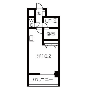 アレーヌコート野並の間取り