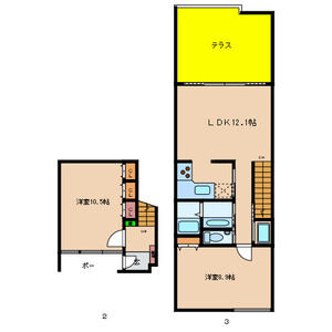 ゼファーヒル(106・107・211・213)の間取り