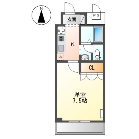 ディアコート・Wの間取り
