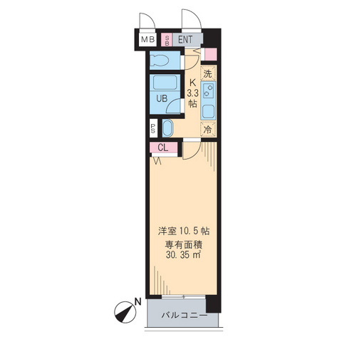 メゾンアンシャンテの間取り