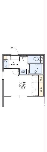 レオパレスカサベルデの間取り