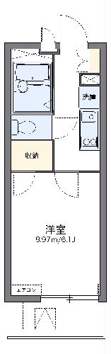 レオパレス横浜堀ノ内の間取り
