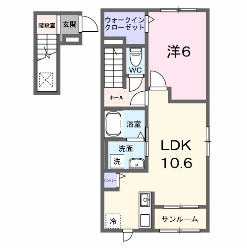 グラース アンの間取り