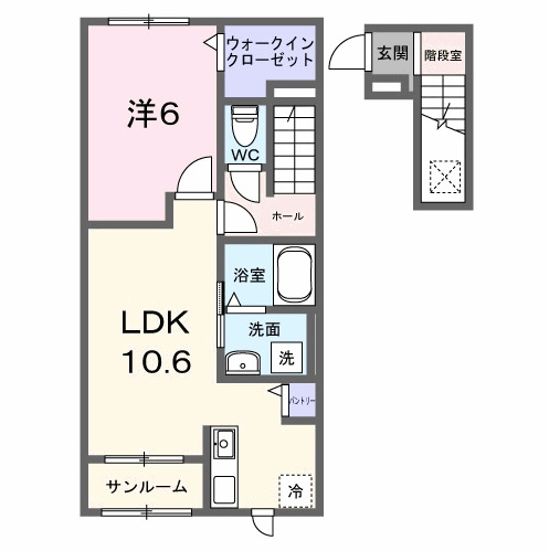 グラース アンの間取り