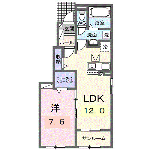 プラシード・Kurosuの間取り
