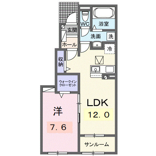 プラシード・Kurosuの間取り
