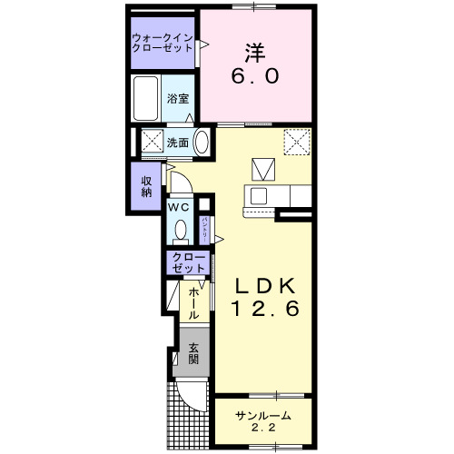 ラウレア　リーフの間取り
