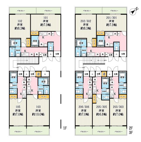 ソシエ草加の間取り