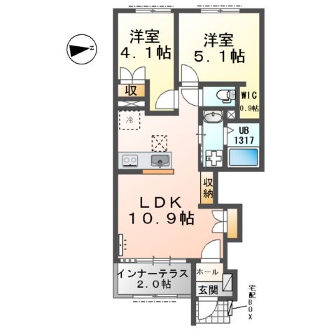 南区要町新築Aの間取り