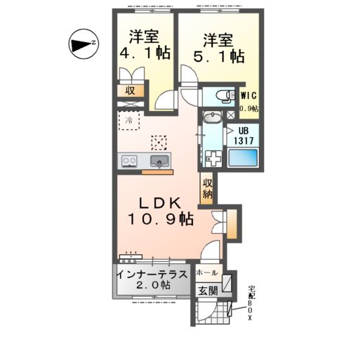 南区要町新築Aの間取り