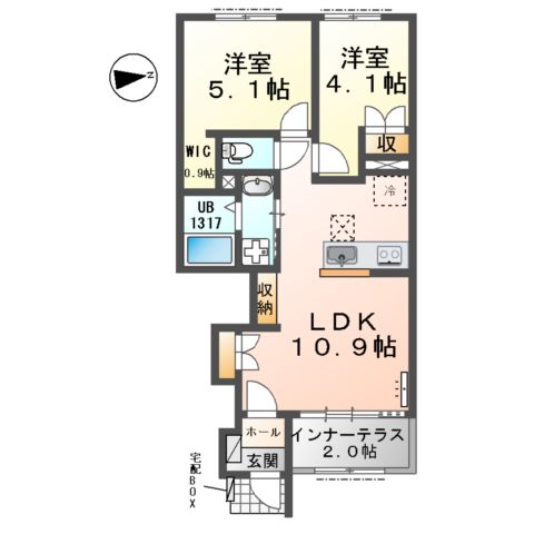南区要町新築Aの間取り