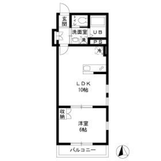 メゾン・ド・フォルテシモ弐号館の間取り