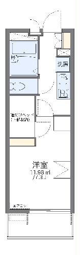 レオパレスグラシアスの間取り