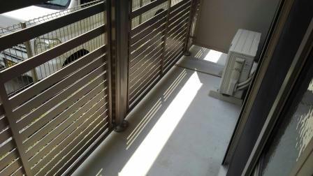 9/22 バルコニー