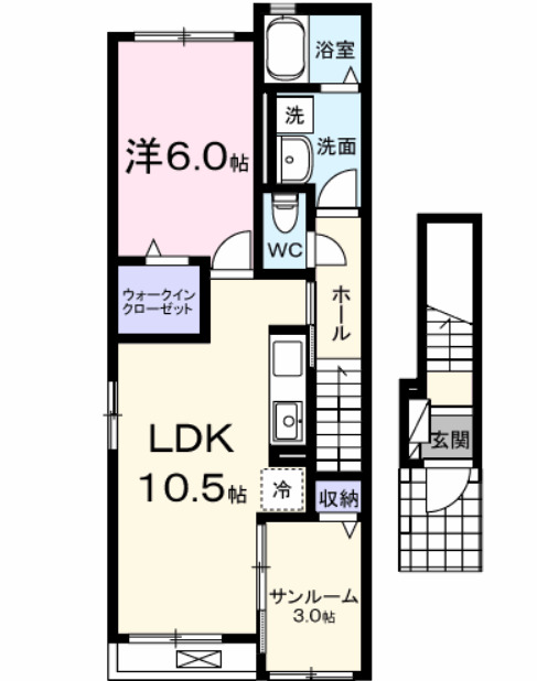 Avance Ⅱの間取り
