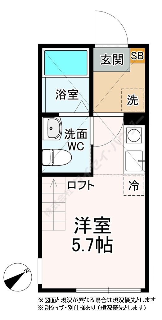ローズハイツ山手の間取り
