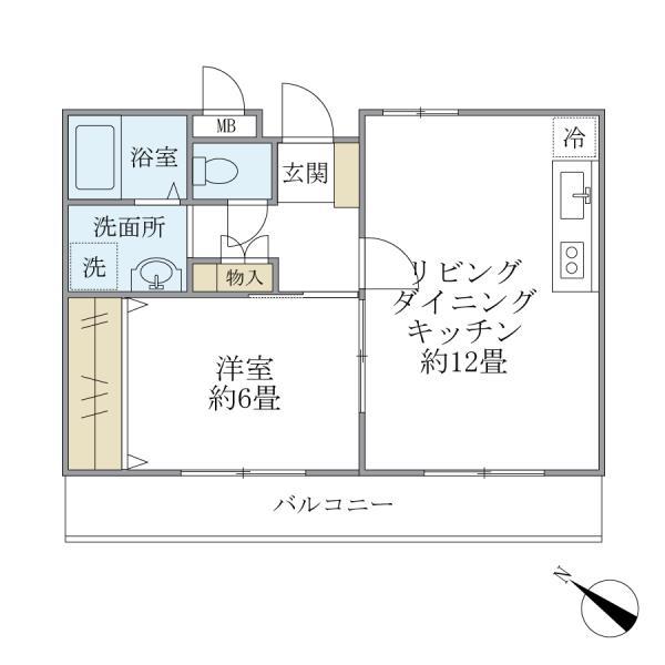 コーポアツミの間取り