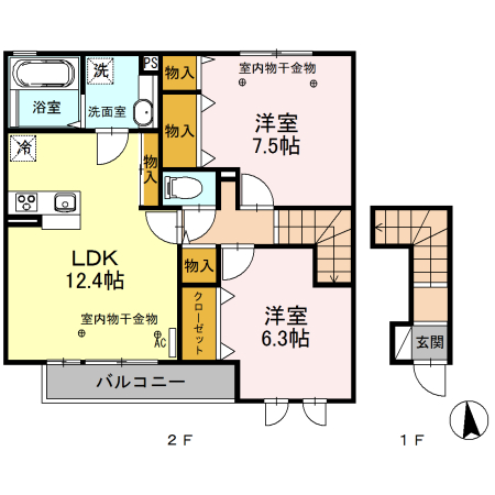グランドールの間取り