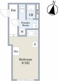 エクサム西新宿の間取り