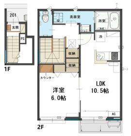 エトピリカの間取り
