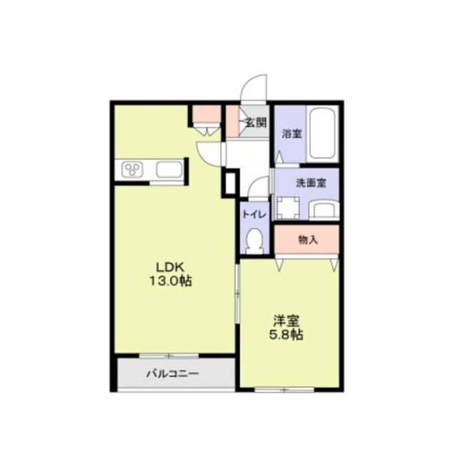 フルール滝野川の間取り