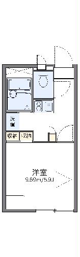 レオパレス新橋の間取り