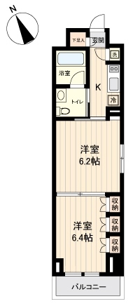 プラティーク清澄白河の間取り