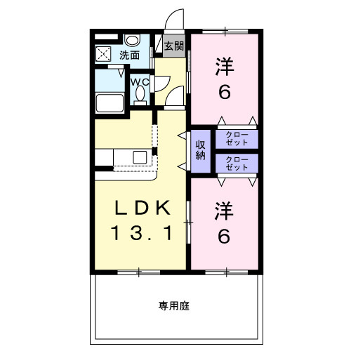 ファミーユ28の間取り