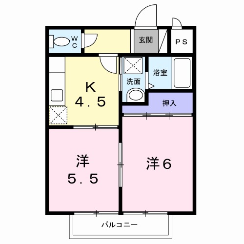 ピュアハイツ川口の間取り
