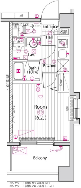 ガーラ・ステーション横浜三ツ沢の間取り