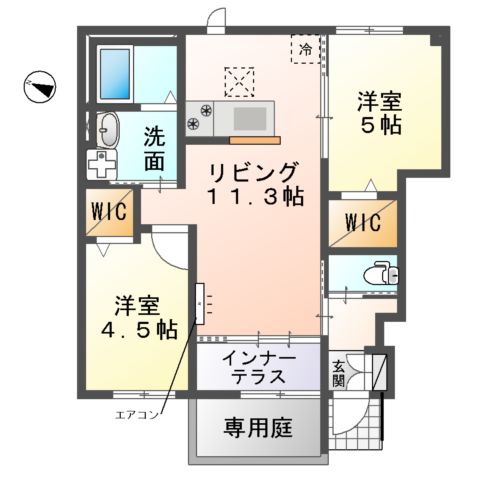 ベルワンの間取り