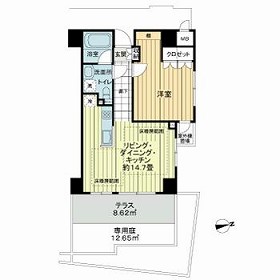 サンクタス四谷・曙橋ルーセンシティの間取り