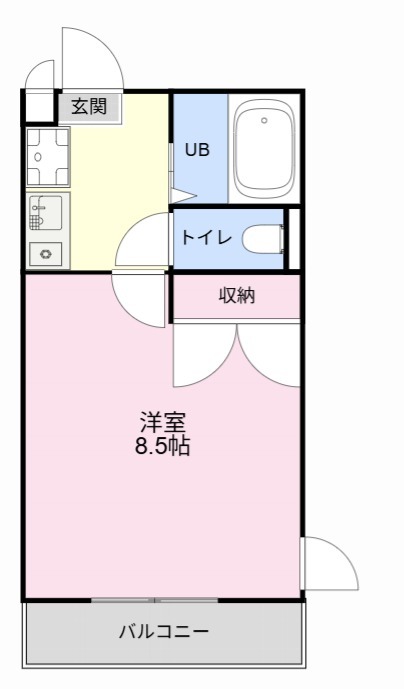 Laputa Y.Ⅱの間取り