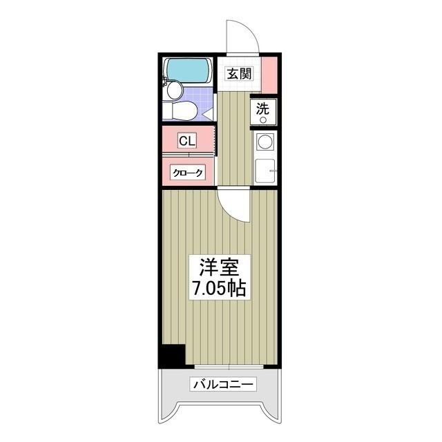 クレベール久米川の間取り