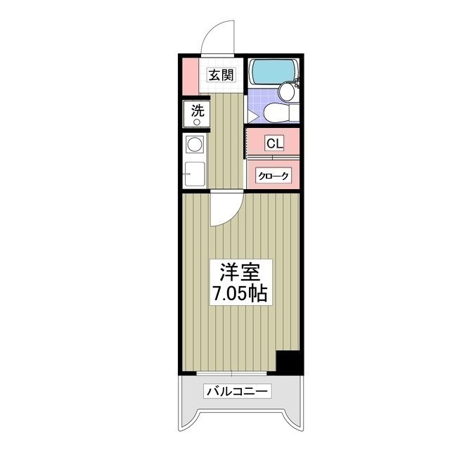 クレベール久米川の間取り