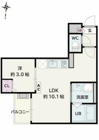 Jack shinkaiⅣの間取り