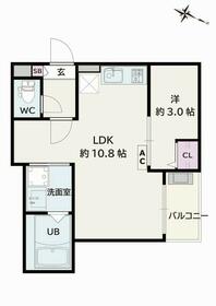 Jack hommachiⅢの間取り