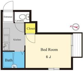 プチメゾン白楽の間取り
