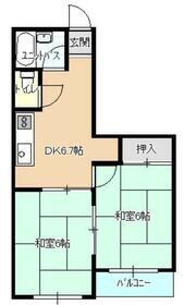 コーポ希望11の間取り