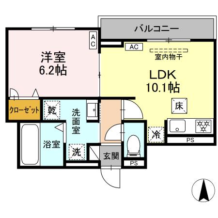 ルヴィータ剣町の間取り