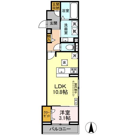 ルヴィータ剣町の間取り