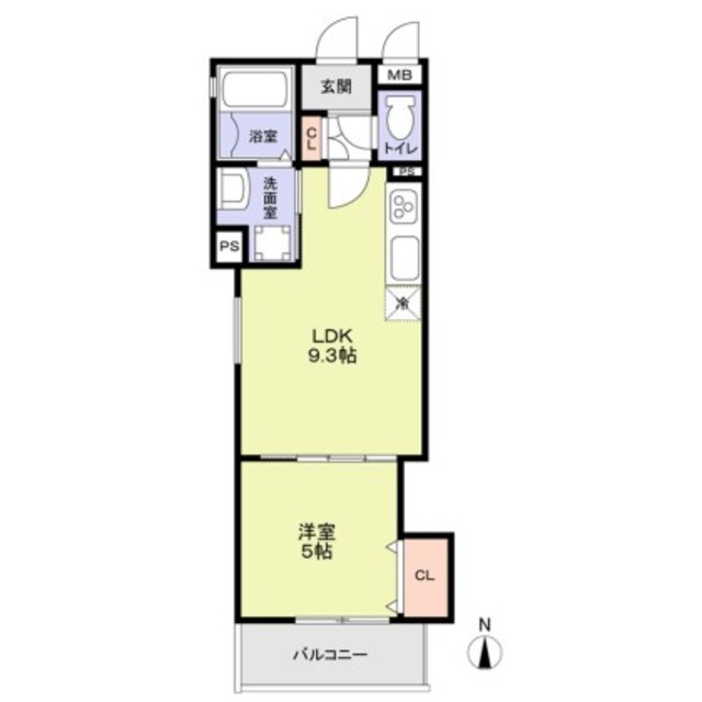 フォレストクリエオーレ城垣町壱番館の間取り