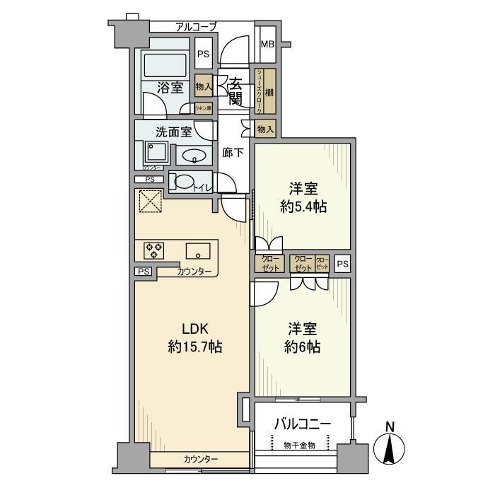 BELISTA住吉の間取り
