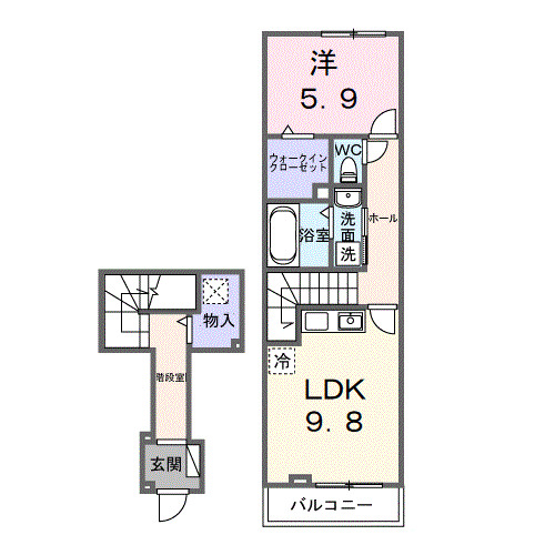 ベル ソーレ メゾンの間取り