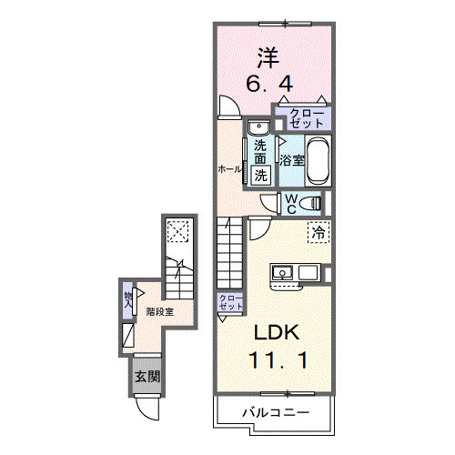 ベル ソーレ メゾンの間取り