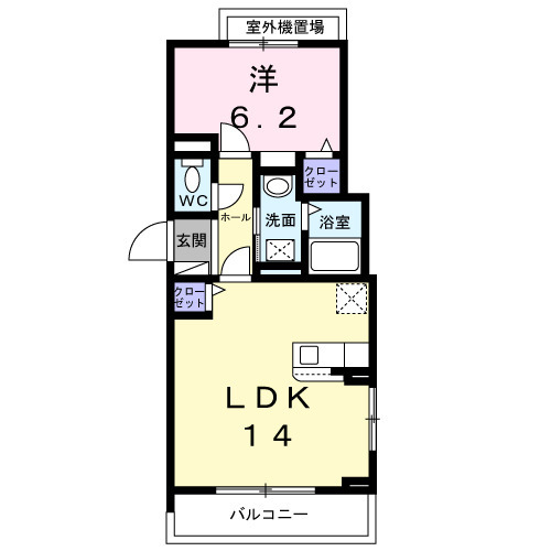 プラシードの間取り