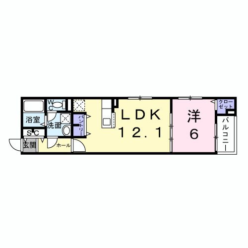 菅原2丁目アパート(026237201)の間取り